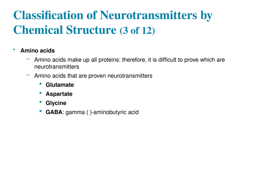 11.9 Neurotransmitters - Page 17