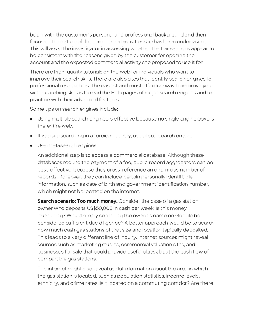 Investigations Initiated by the Financial Organization - Page 7