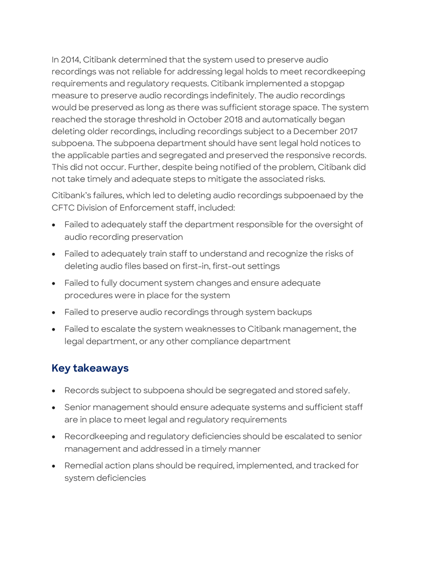 Investigations Initiated by the Financial Organization - Page 25