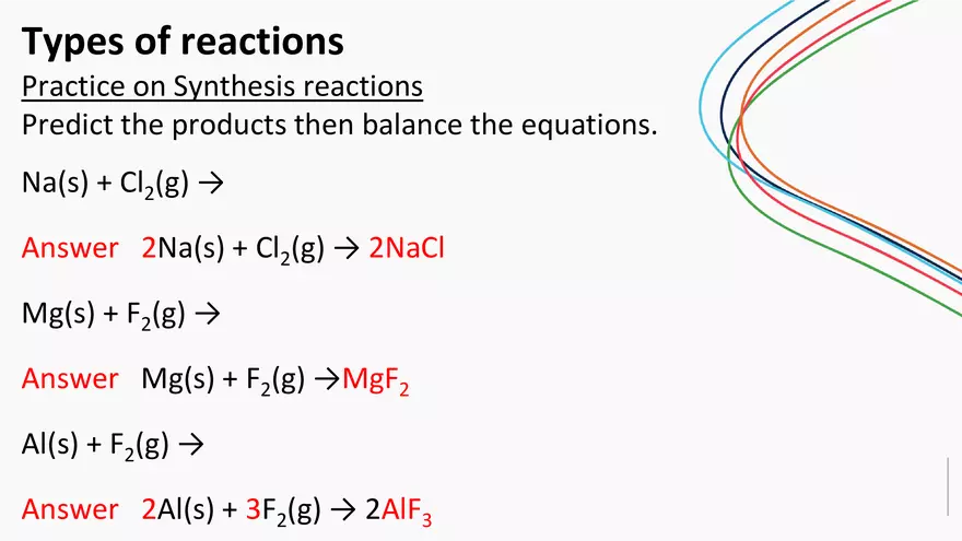 Reactions and Reaction Types - Page 9