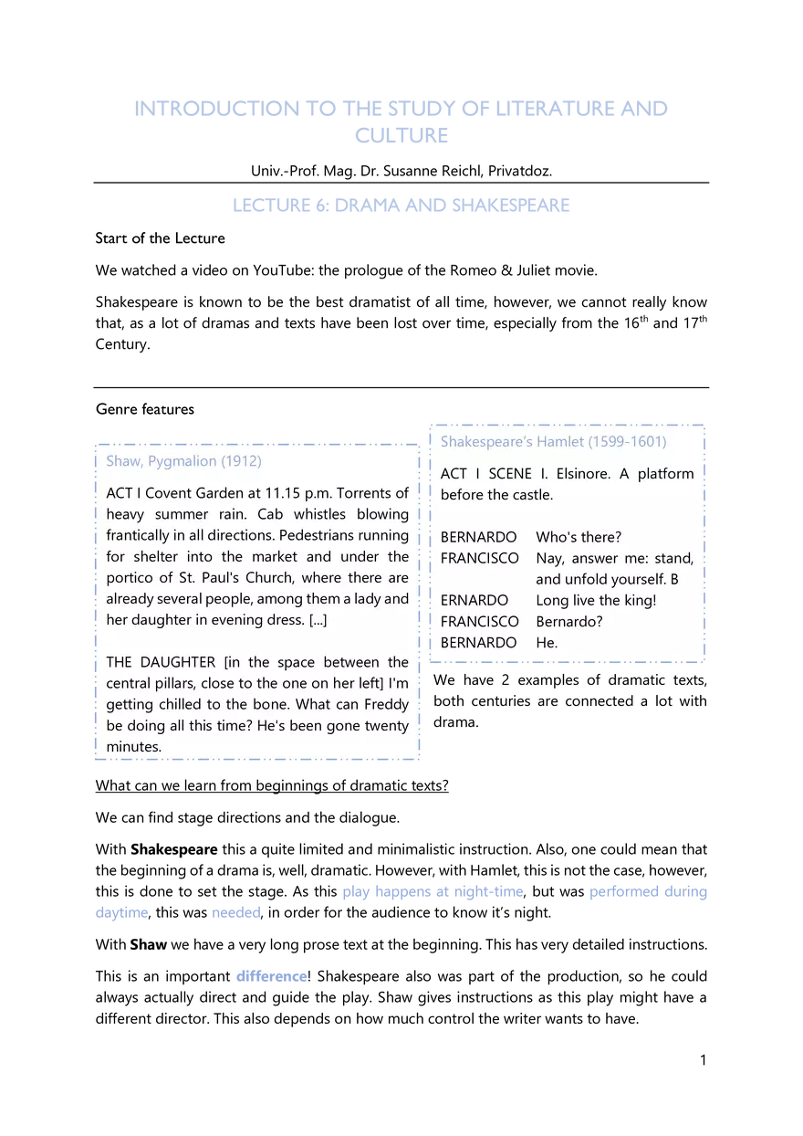 Lecture 1-11: Introduction to English Literature and Culture - Page 31