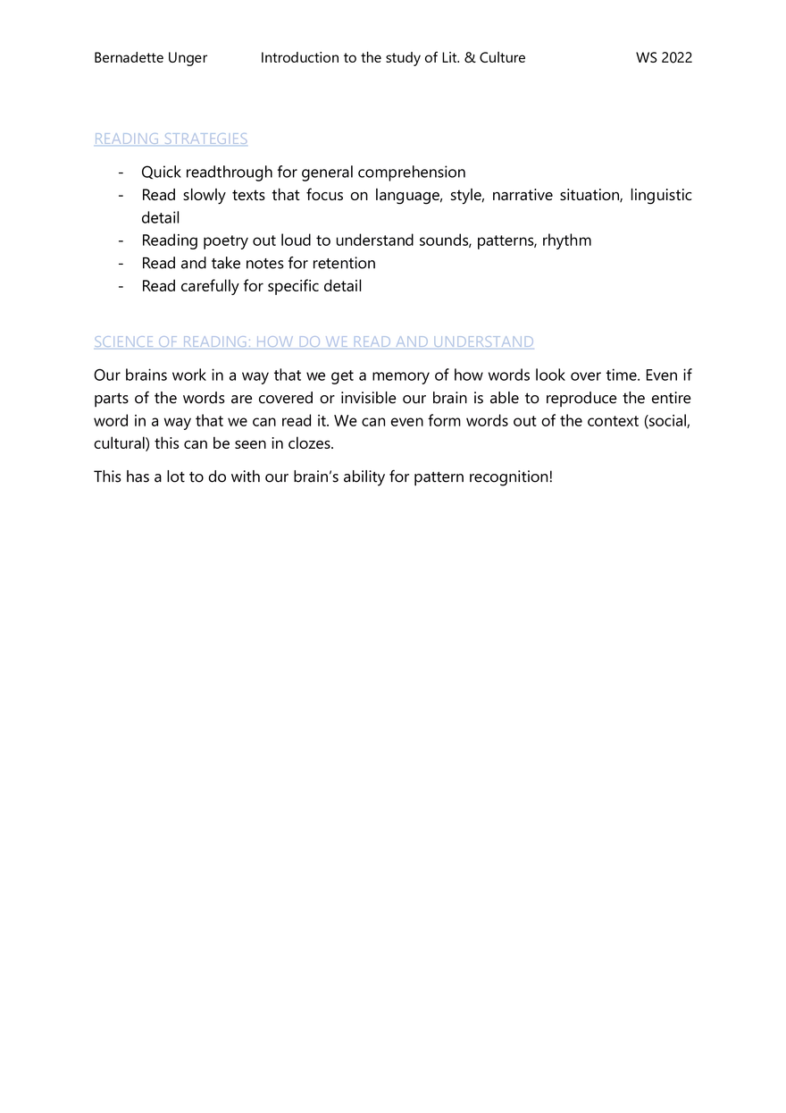 Lecture 1-11: Introduction to English Literature and Culture - Page 2