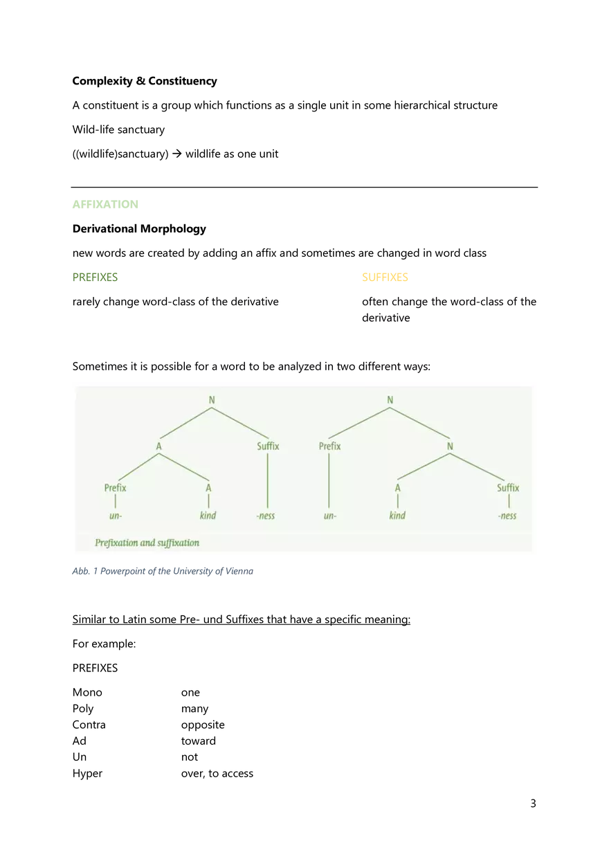 Summary to Introduction to English Linguistics - Page 7