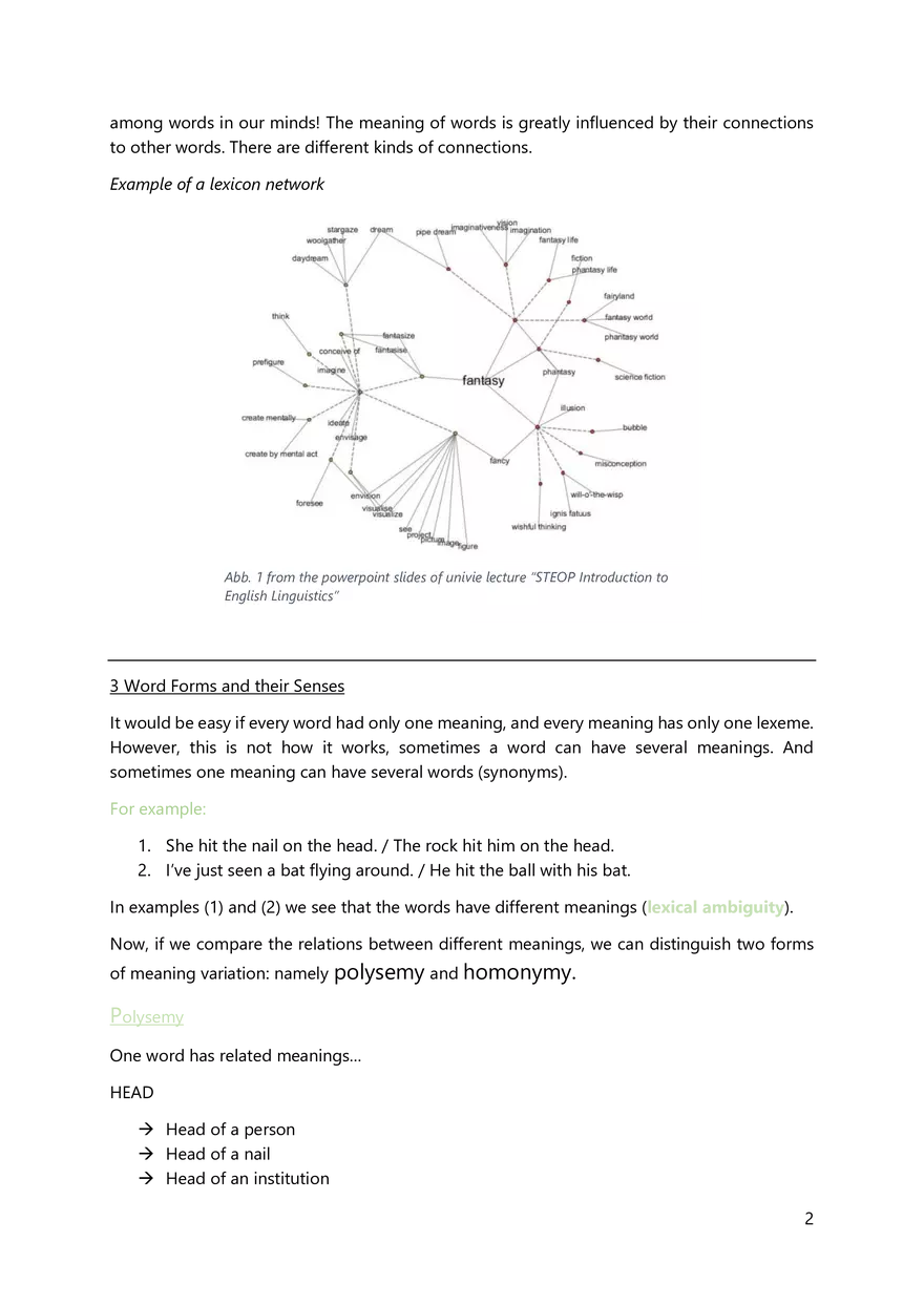 Summary to Introduction to English Linguistics - Page 20