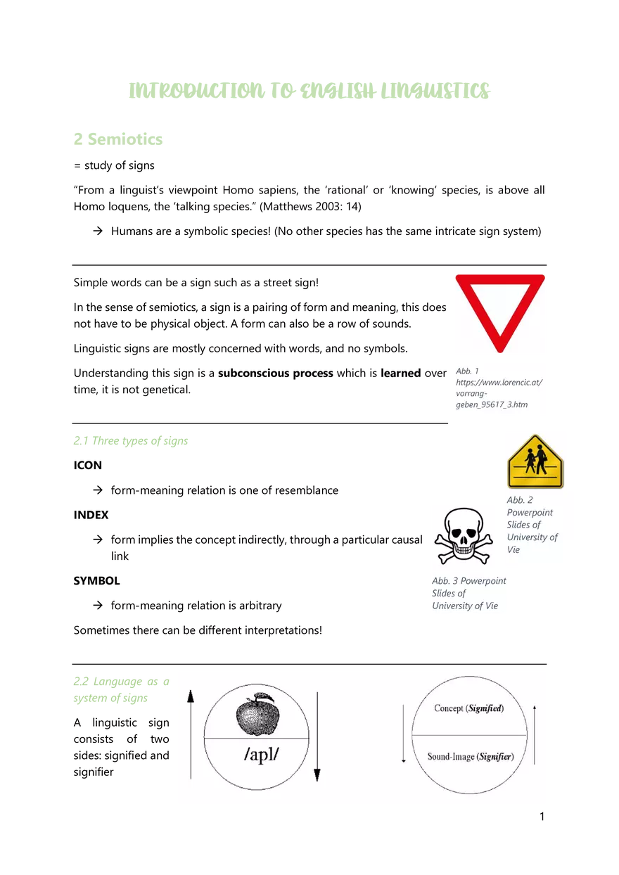 Summary to Introduction to English Linguistics - Page 24
