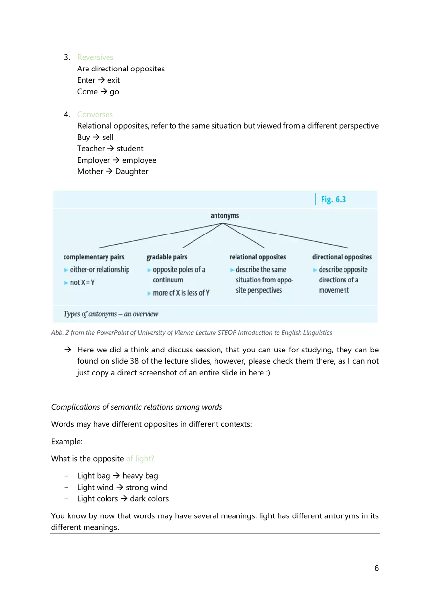 Summary to Introduction to English Linguistics - Page 25