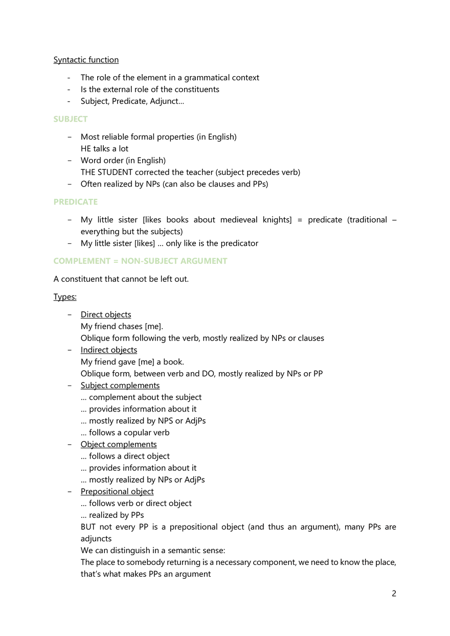 Summary to Introduction to English Linguistics - Page 45