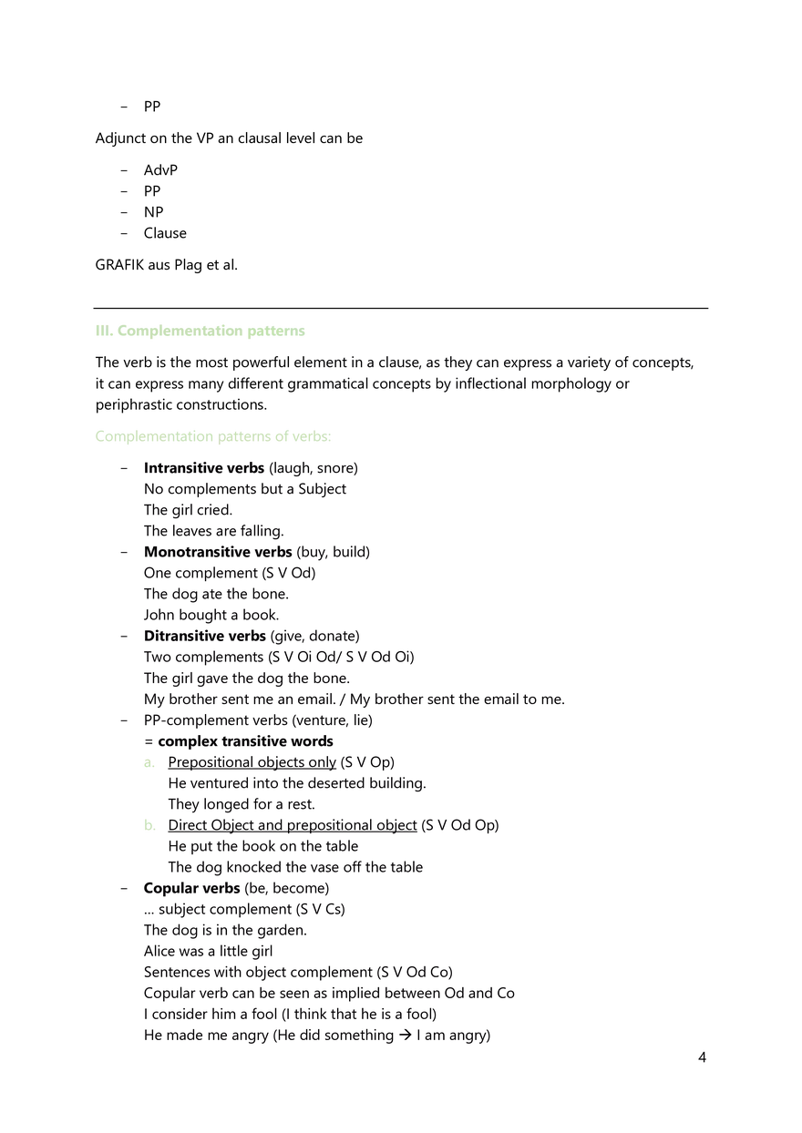 Summary to Introduction to English Linguistics - Page 48
