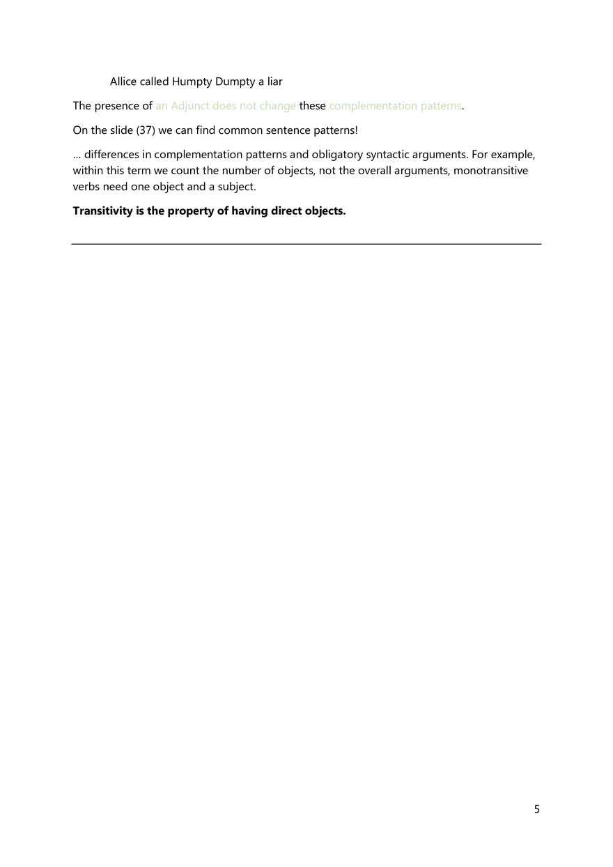 Summary to Introduction to English Linguistics - Page 49