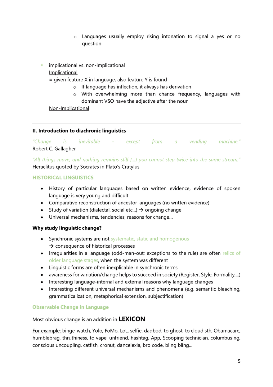 Summary to Introduction to English Linguistics - Page 54