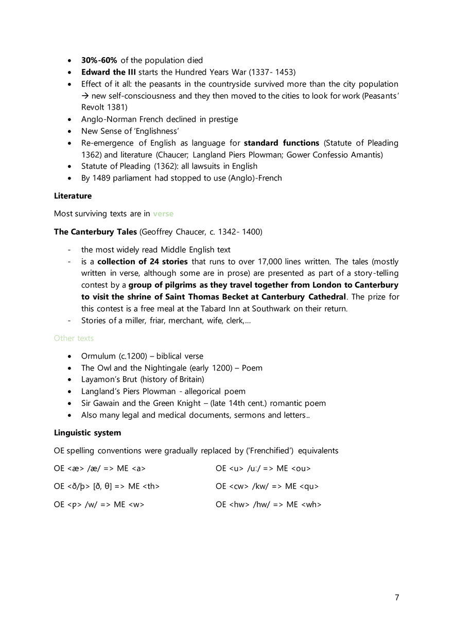 Summary to Introduction to English Linguistics - Page 65