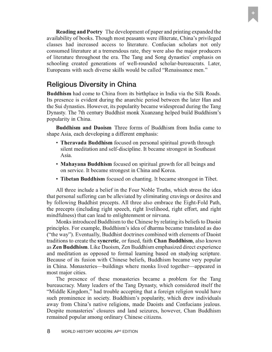 UNIT I: The Global Tapestry from c. 1200 to с. 1450 - Page 8