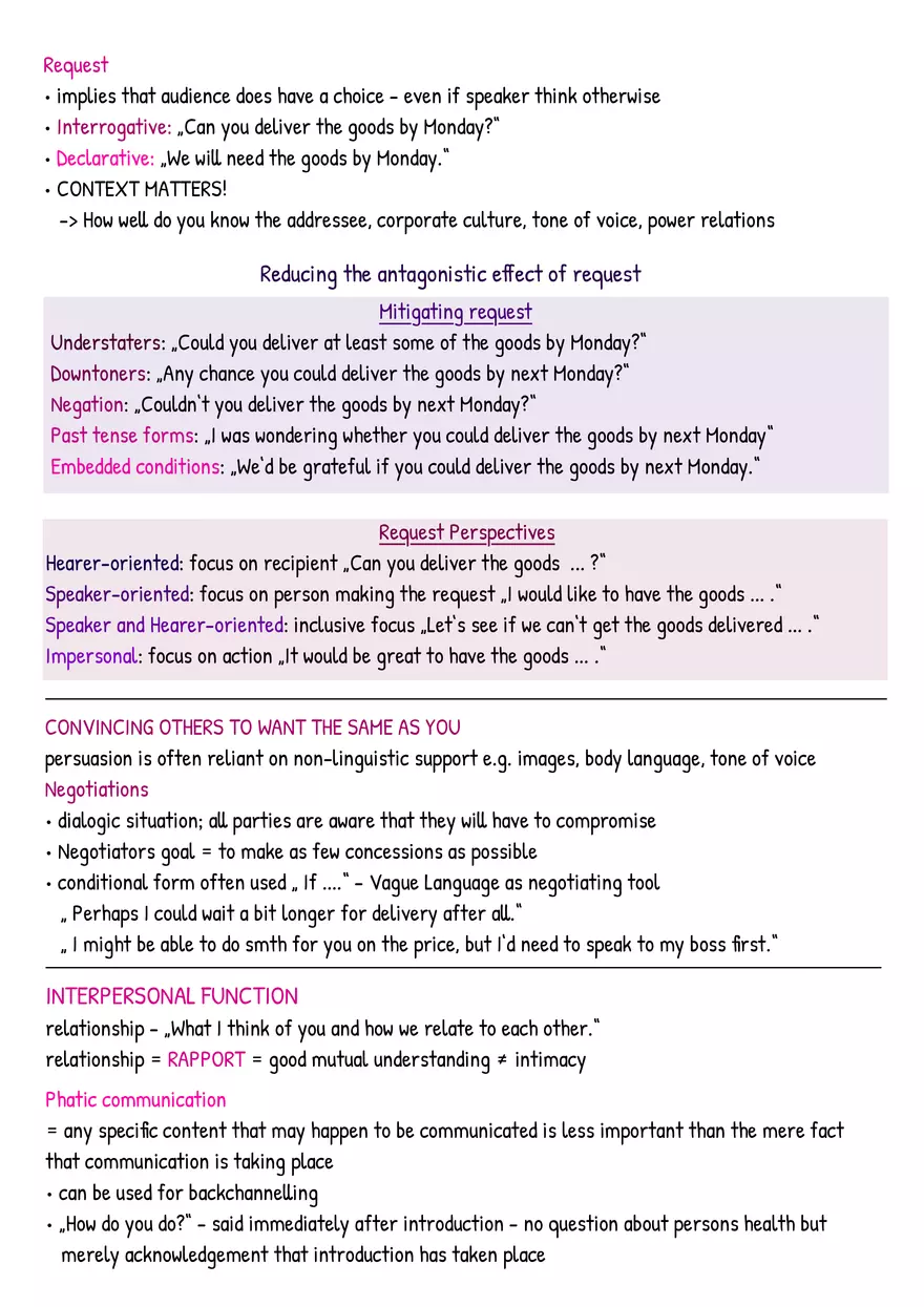 IBC Summary Communication In Business: Managers, Models, Modes - Page 10