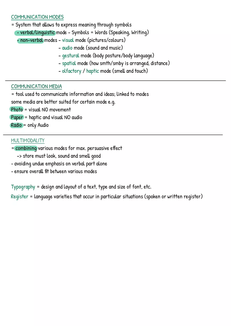 IBC Summary Communication In Business: Managers, Models, Modes - Page 33