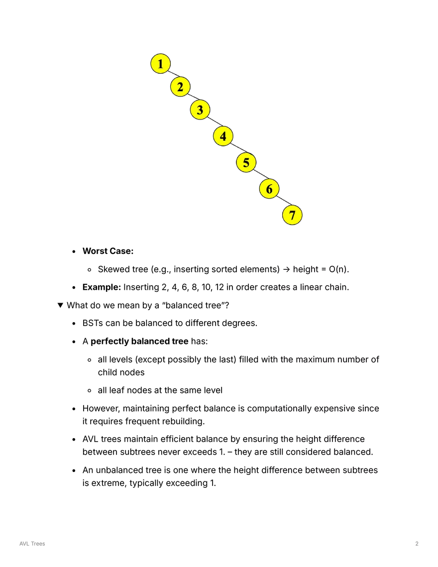 AVL Trees - Page 2
