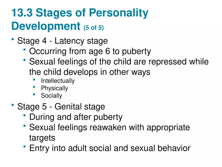 Chapter 13 Theories of Personality - Page 16