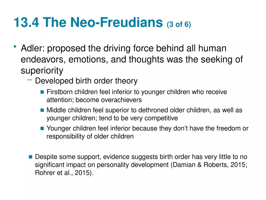 Chapter 13 Theories of Personality - Page 20