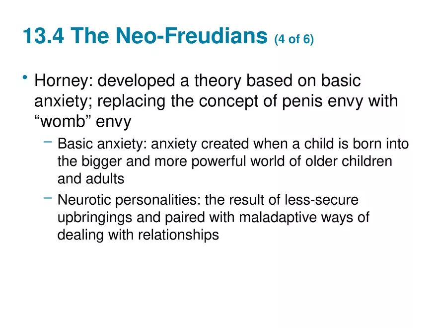 Chapter 13 Theories of Personality - Page 21