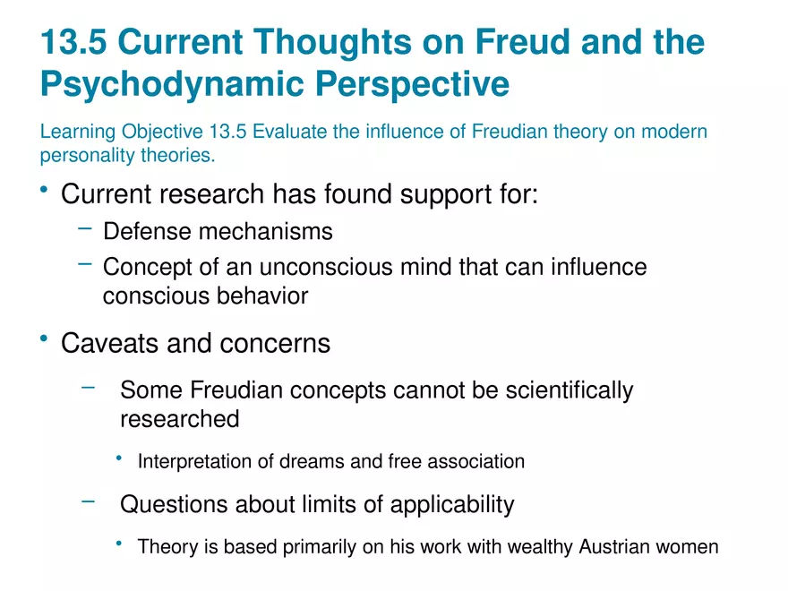 Chapter 13 Theories of Personality - Page 25