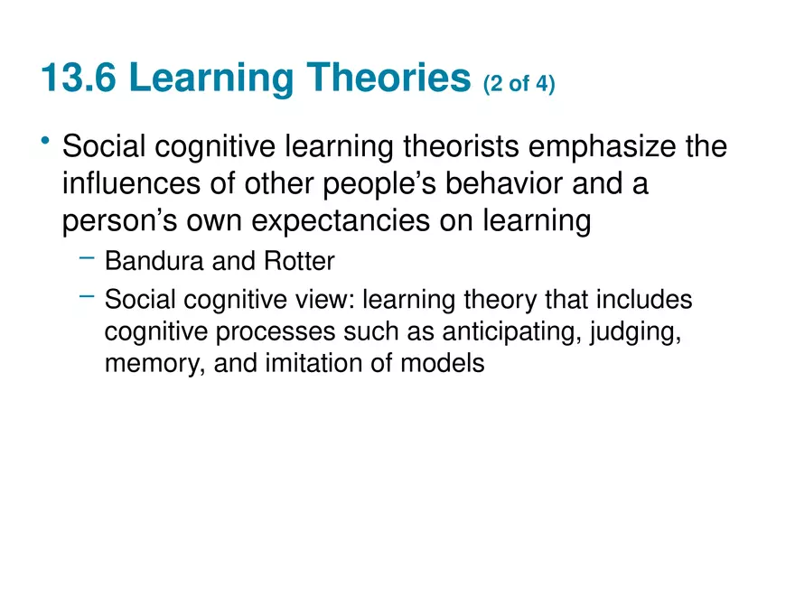 Chapter 13 Theories of Personality - Page 30