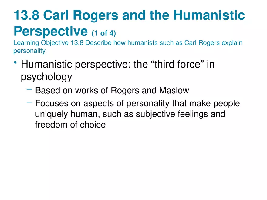 Chapter 13 Theories of Personality - Page 40