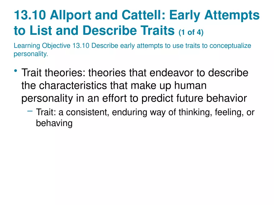 Chapter 13 Theories of Personality - Page 50