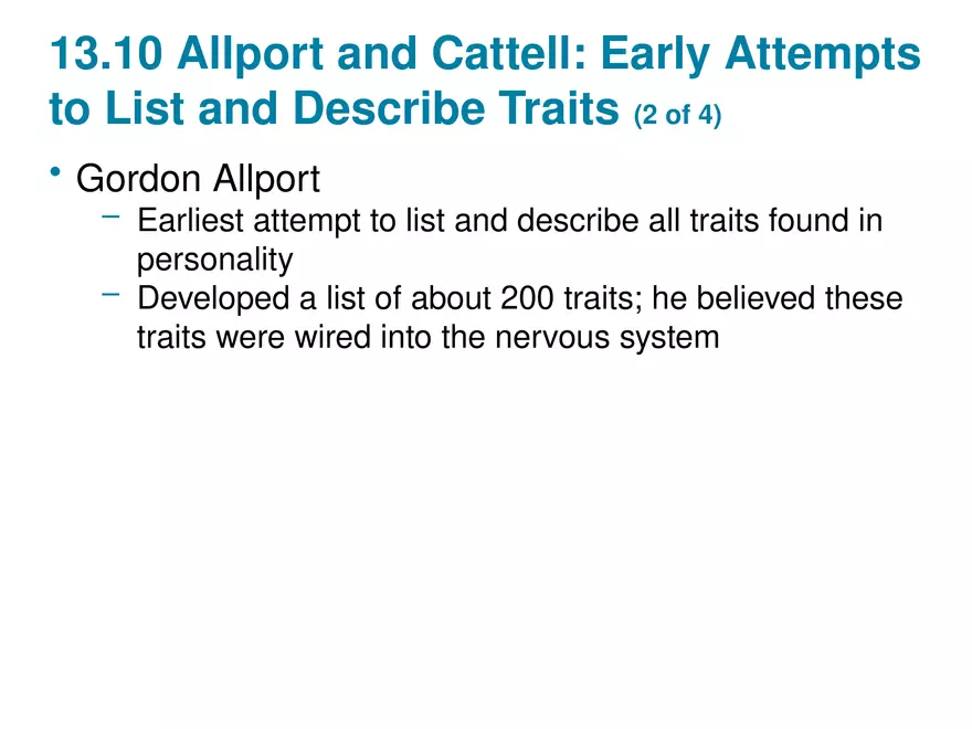 Chapter 13 Theories of Personality - Page 51