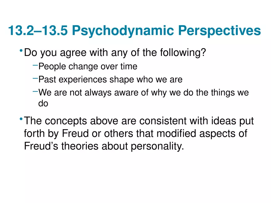 Chapter 13 Theories of Personality - Page 57