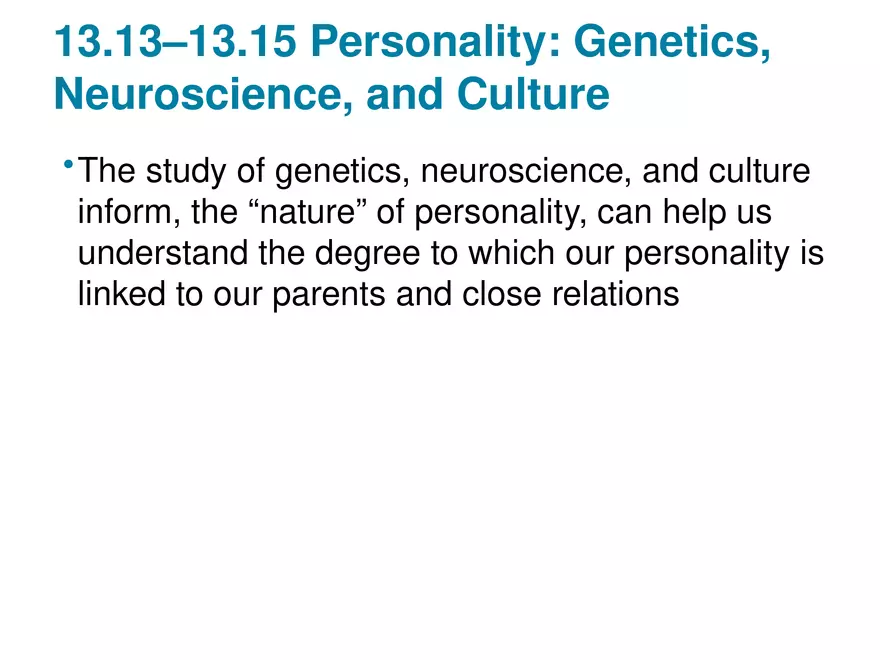 Chapter 13 Theories of Personality - Page 59