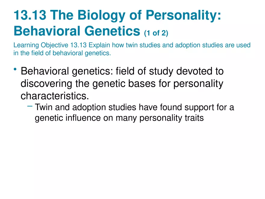 Chapter 13 Theories of Personality - Page 60