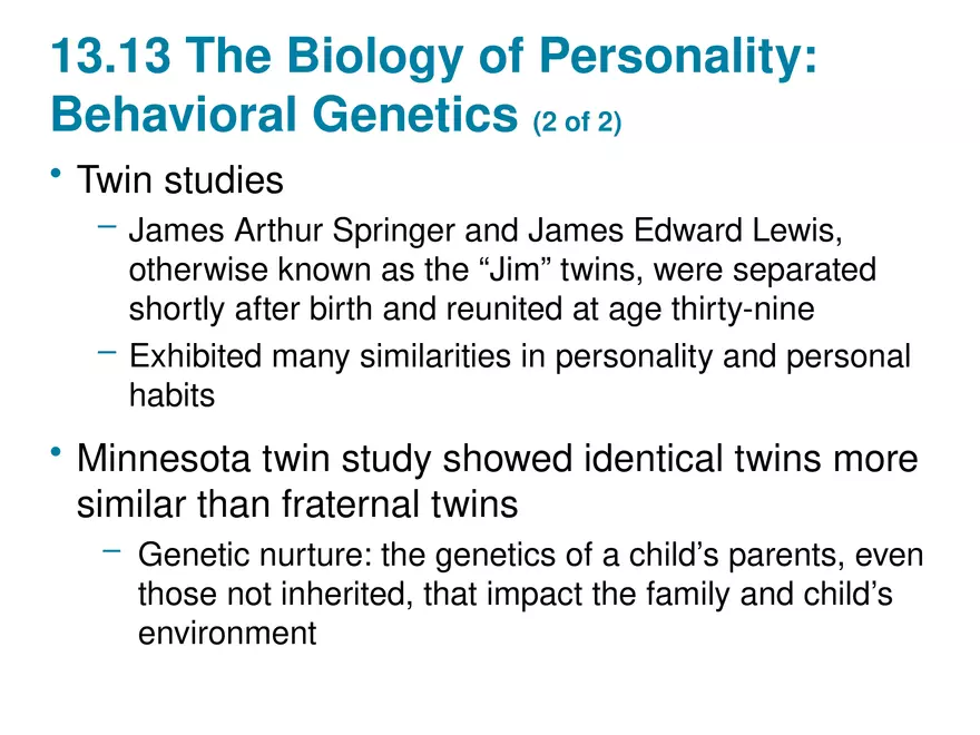 Chapter 13 Theories of Personality - Page 62