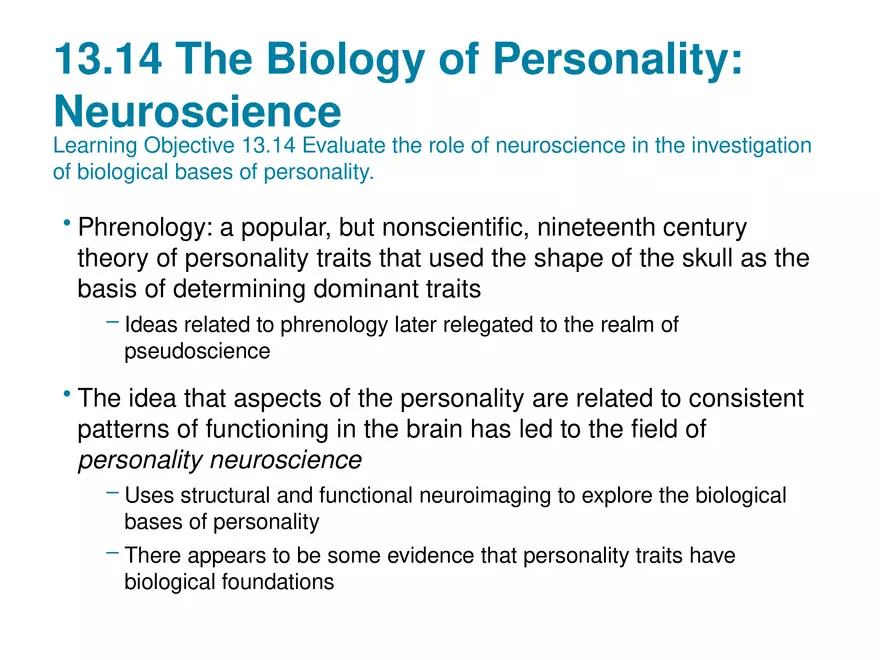 Chapter 13 Theories of Personality - Page 63