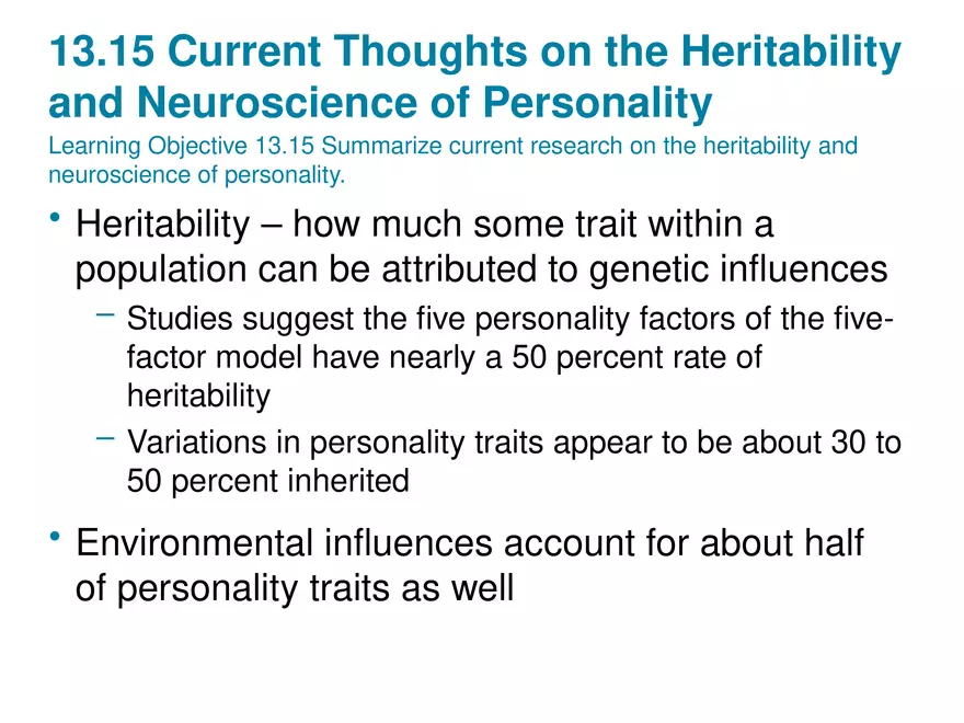 Chapter 13 Theories of Personality - Page 64