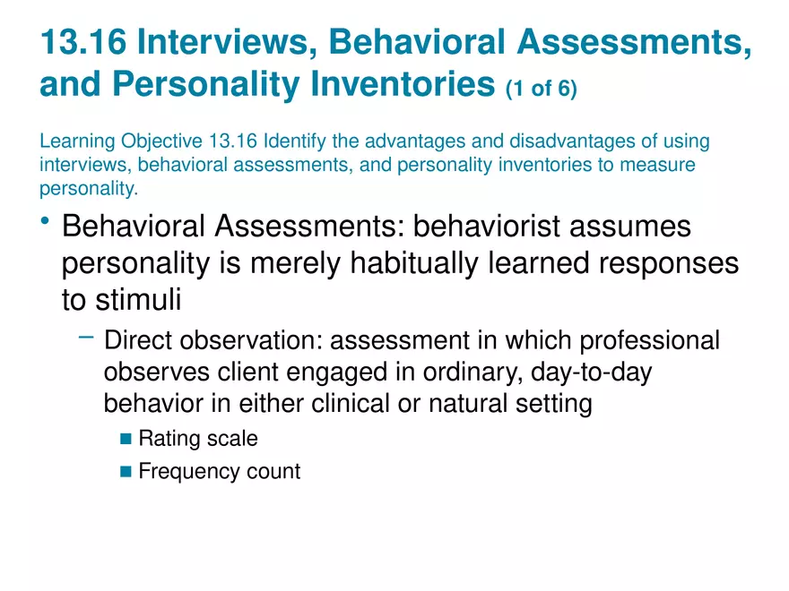 Chapter 13 Theories of Personality - Page 70