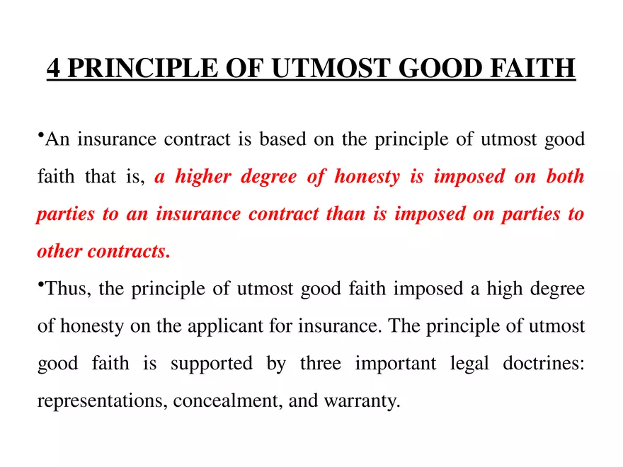 Chapter-Four Legal Principles of Insurance Contract - Page 16