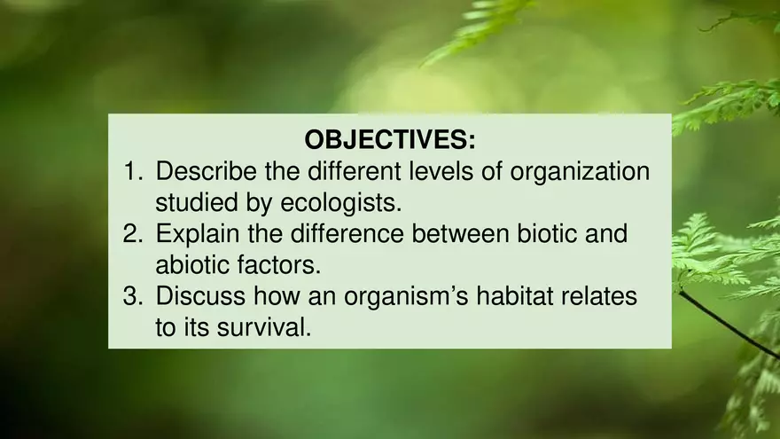 4.1 Studying Ecology - Page 2