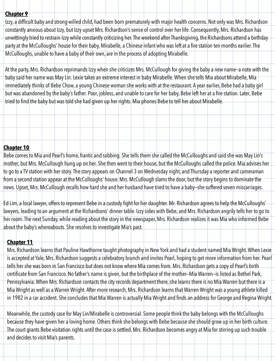 Little Fires Everywhere Summary - Page 4