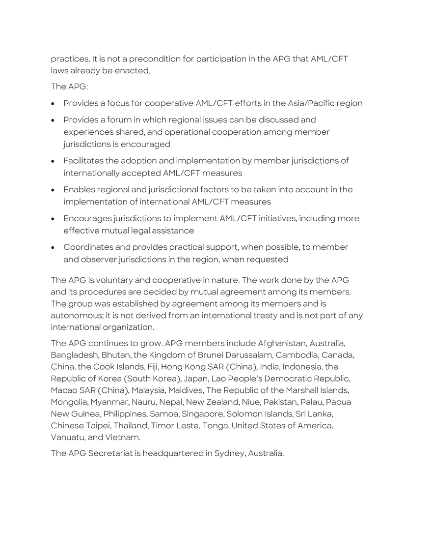 FATF-Style Regional Bodies - Page 5