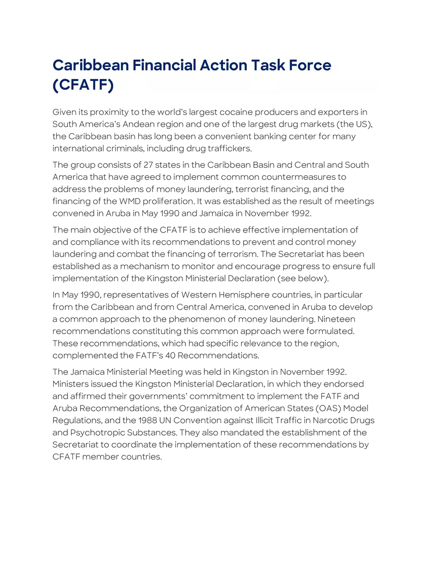 FATF-Style Regional Bodies - Page 6