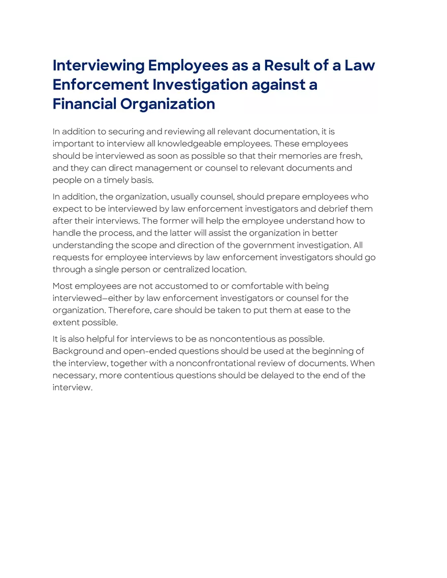 Investigations Initiated by Law Enforcement - Page 8