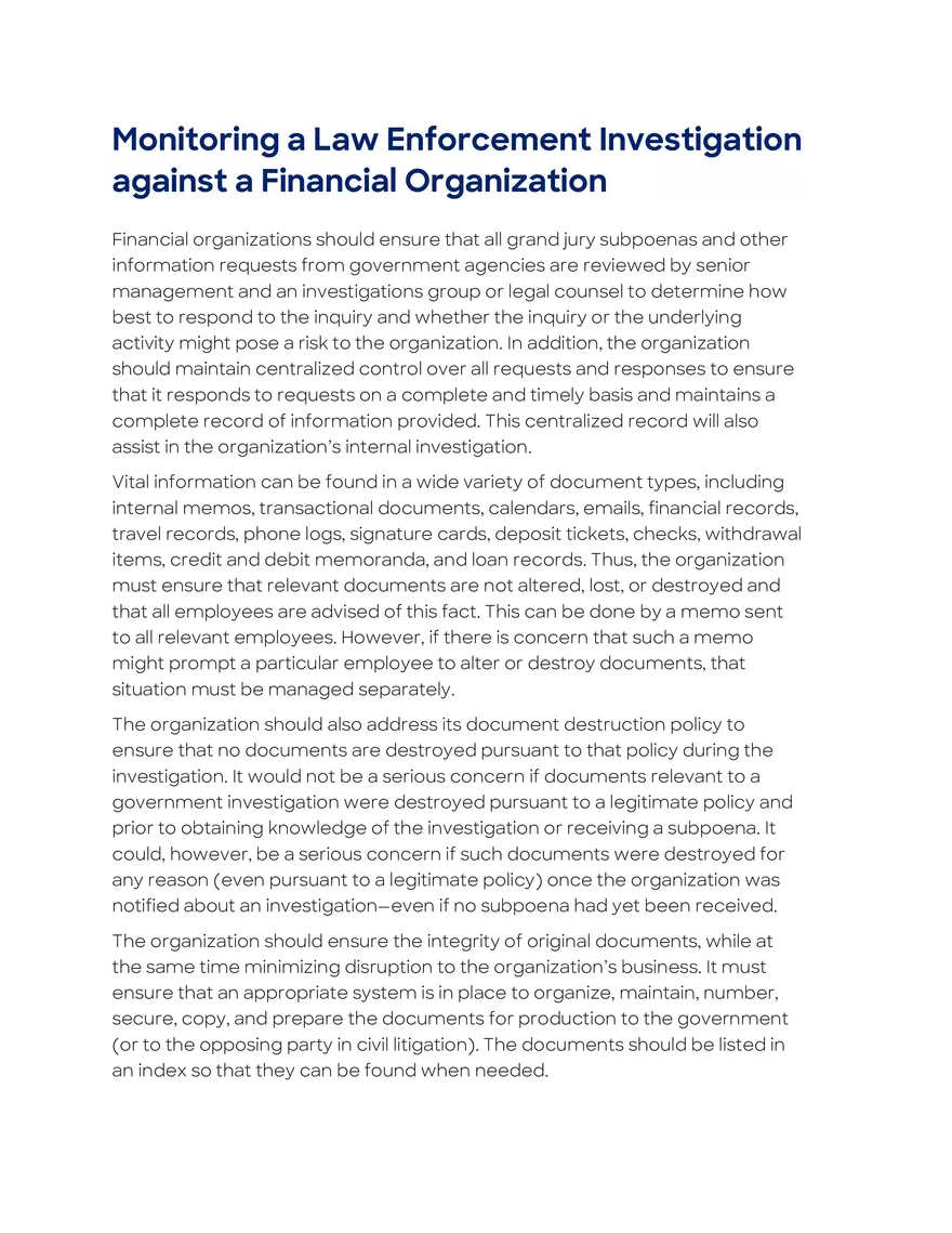 Investigations Initiated by Law Enforcement - Page 4