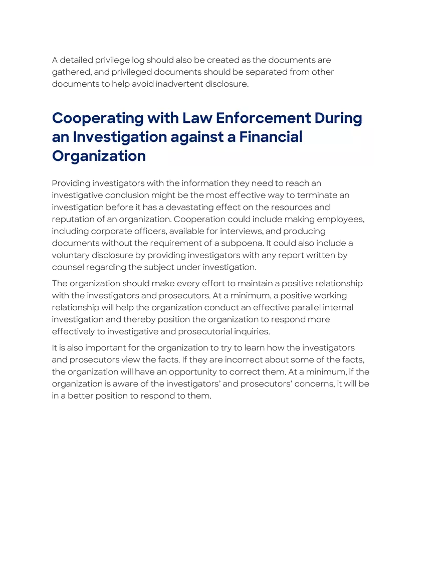 Investigations Initiated by Law Enforcement - Page 5