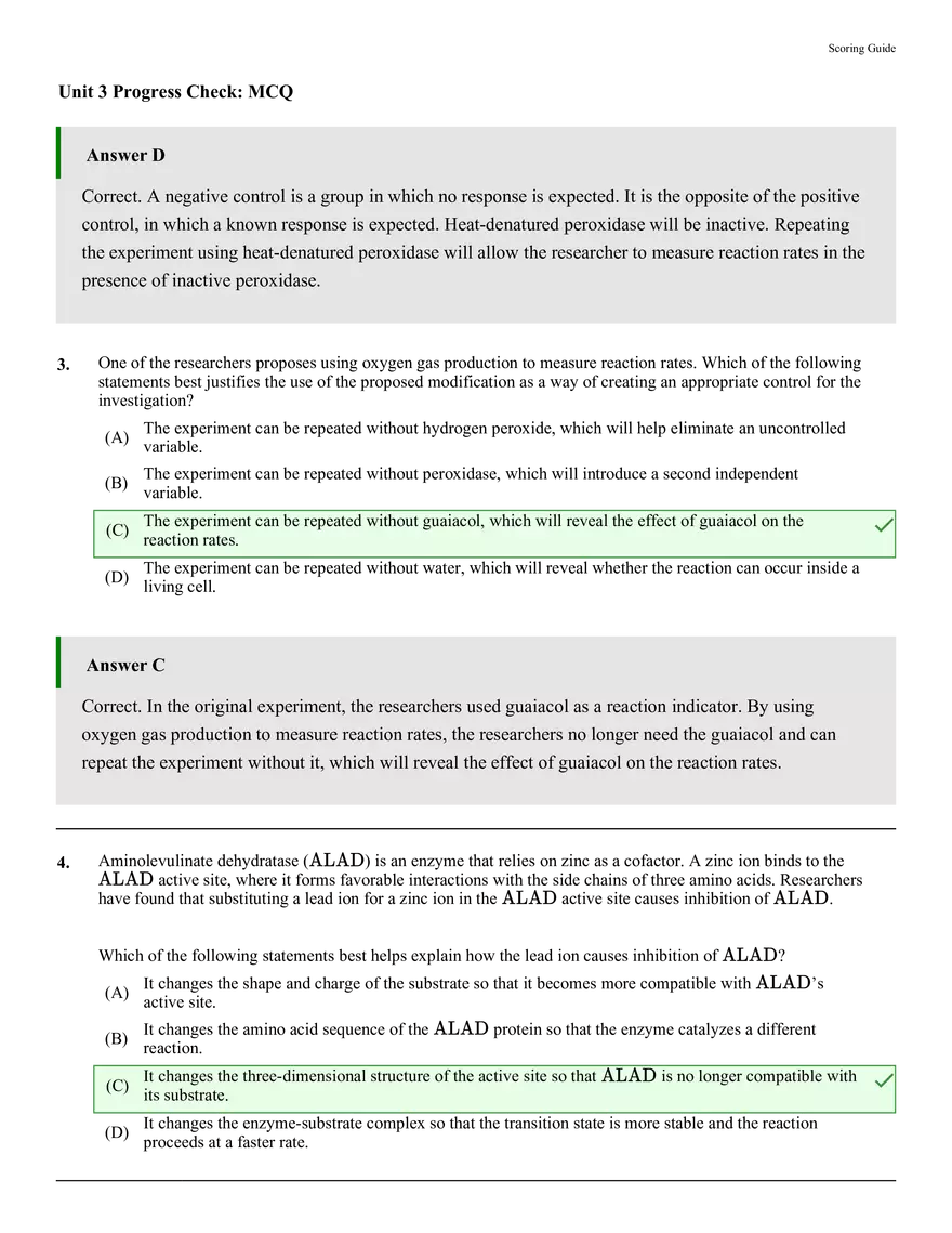 Unit 3 Progress Check MCQ - Page 2
