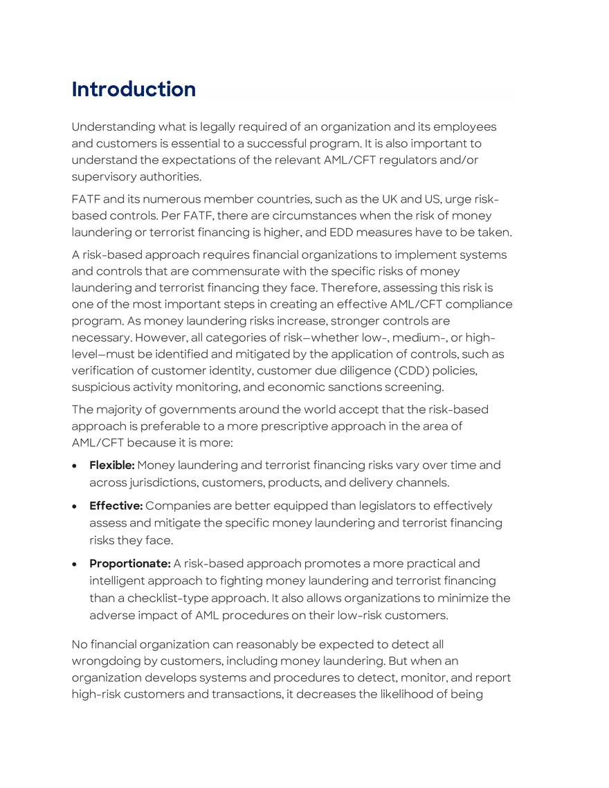 Assessing AML-CFT Risk - Page 9