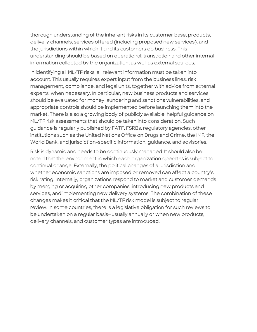 Assessing AML-CFT Risk - Page 11