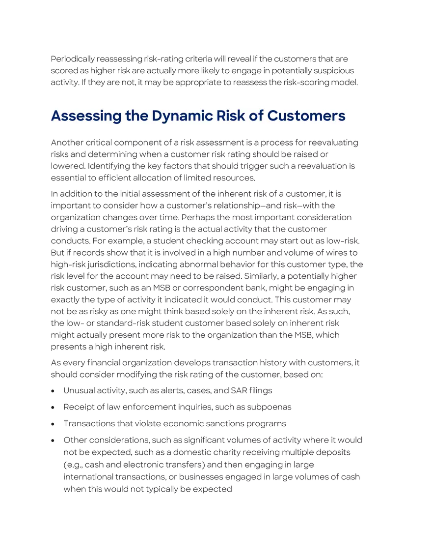 Assessing AML-CFT Risk - Page 15