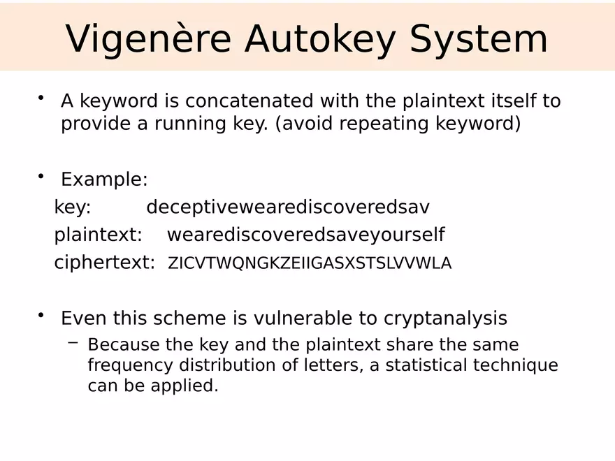 Chapter 3 Classical Encryption Techniques Part 2 - Page 9