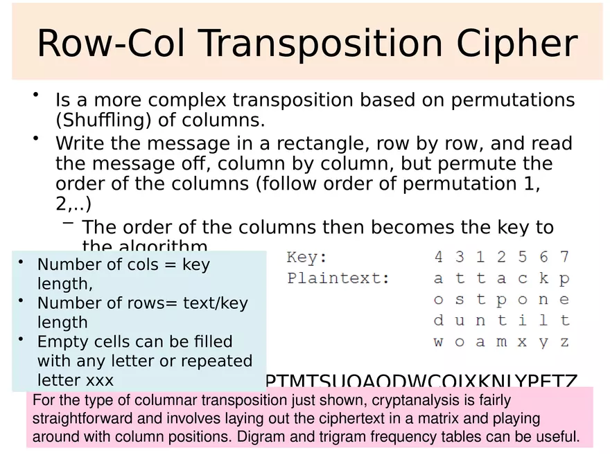 Chapter 3 Classical Encryption Techniques Part 2 - Page 23