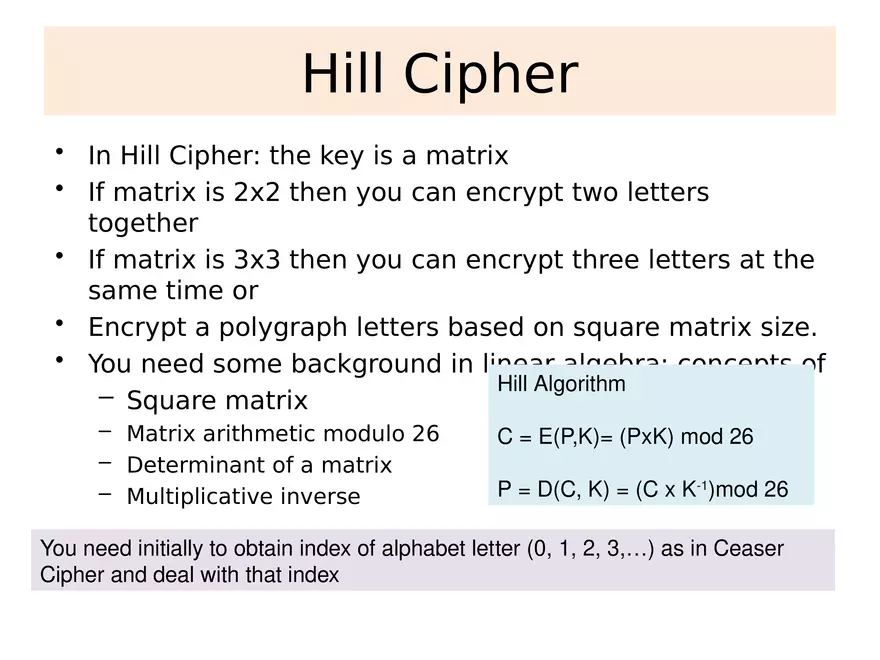 Chapter 3 Classical Encryption Techniques Part 2 - Page 24