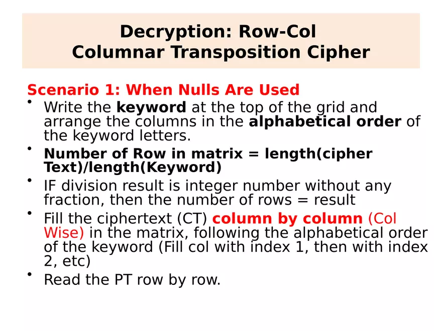 Chapter 3 Classical Encryption Techniques Part 2 - Page 27